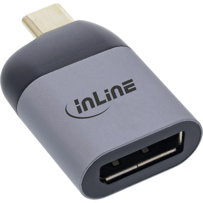InLine® USB Display Konverter, USB-C Stecker zu DisplayPort Buchse 8K60Hz (Produktbild 1)